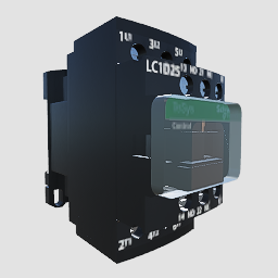 交流接触器 施耐德 LC1D25