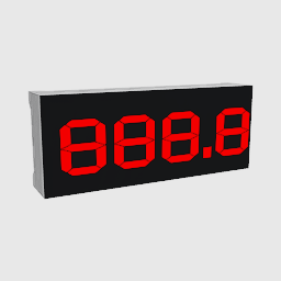 数码管 50x20
